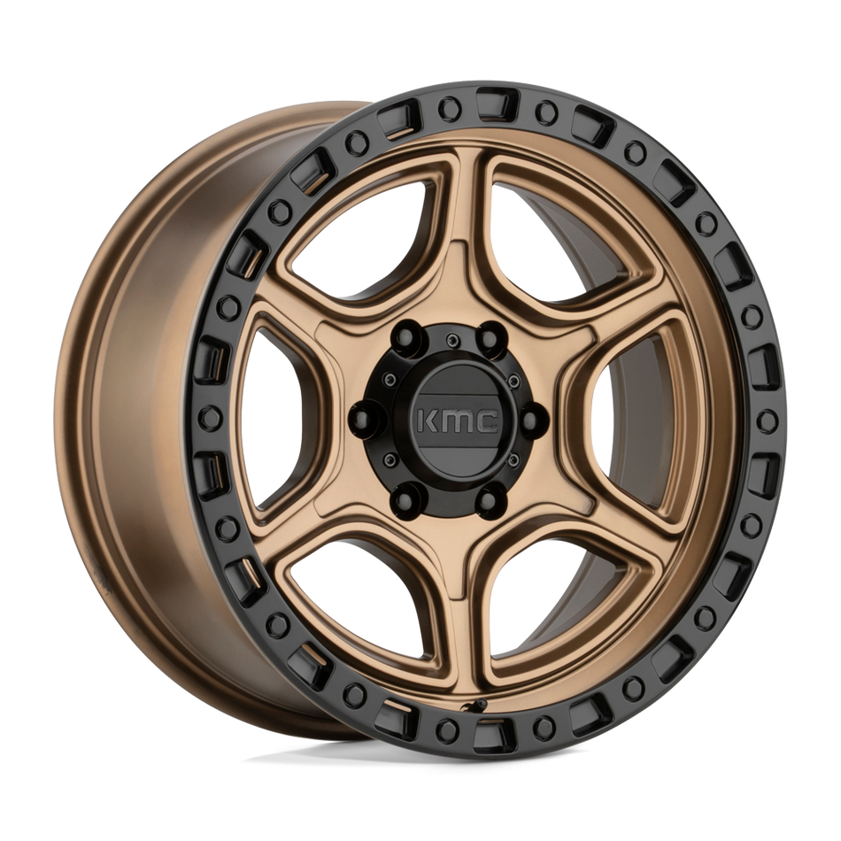 KMC KM539 PORTAL Satin Bronze Satin Black Lip Wheel