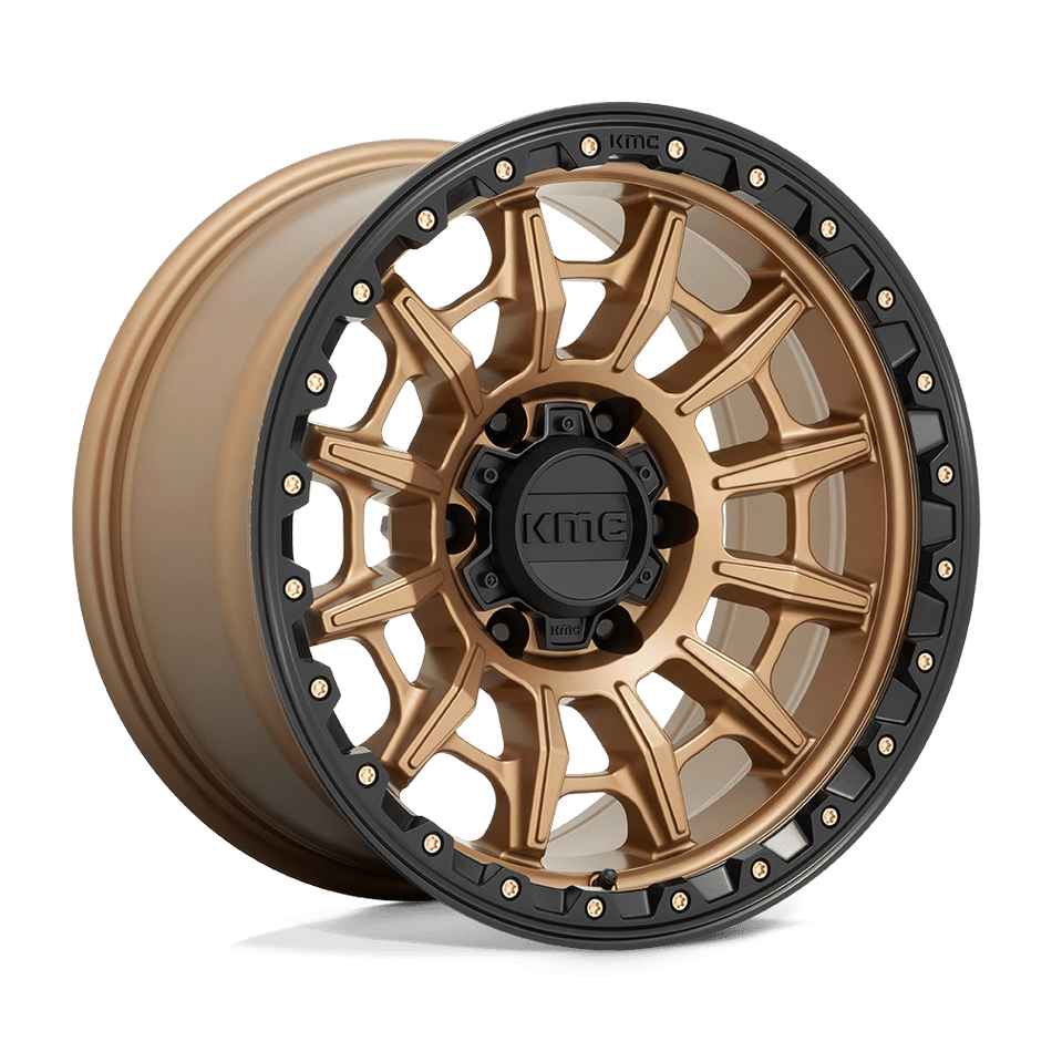 KMC KM547 CARNAGE Matte Bronze With Black Lip Wheel