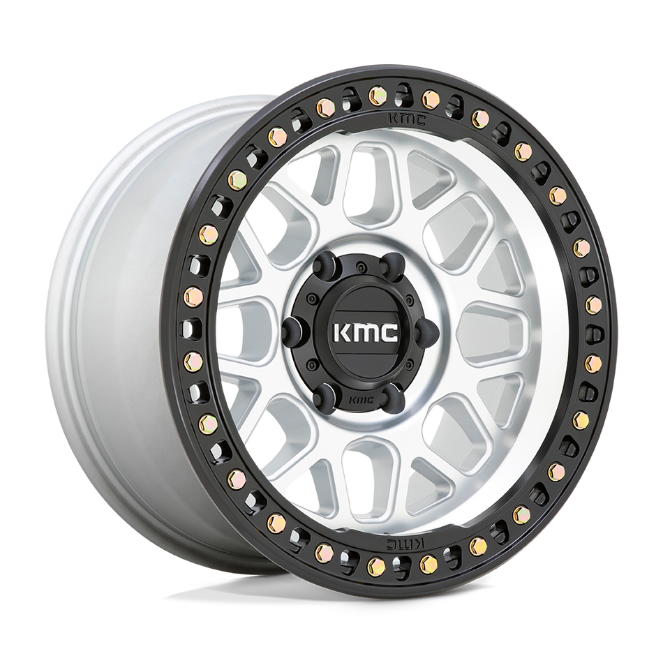 KMC KM549 GRS Machined With Satin Black Lip Wheel