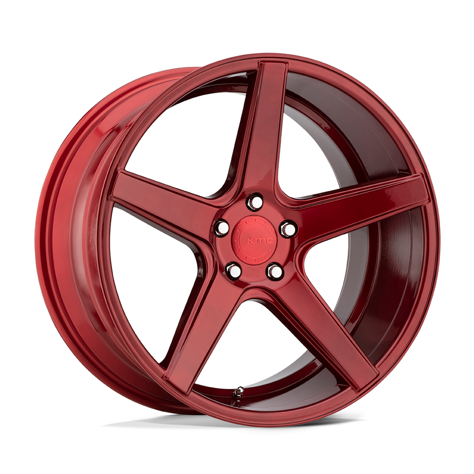 KMC KM685 DISTRICT Candy Red Wheel