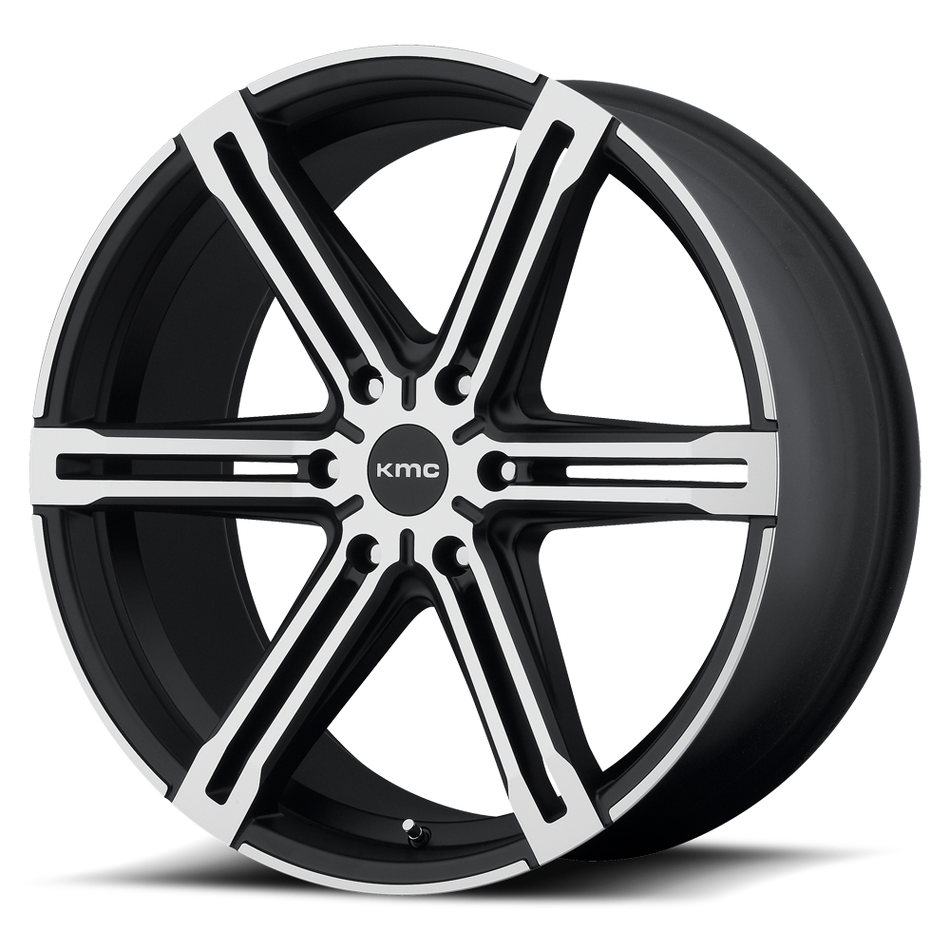 KMC KM686 FACTION Satin Black With Machined Face And Register Wheel