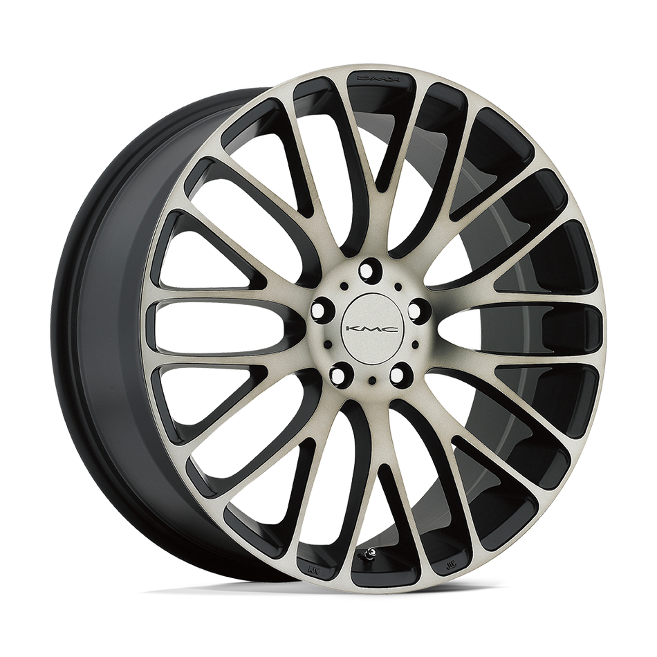 KMC KM693 MAZE Satin Black W/ Machined Face And Tinted Clear Wheel