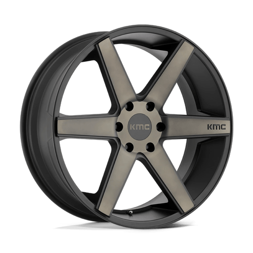 KMC KM704 DISTRICT TRUCK MATTE BLACK W/ DARK TINT