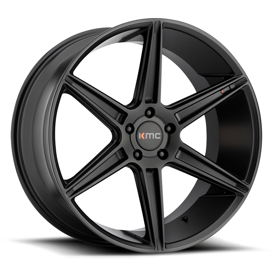 KMC KM711 PRISM Satin Black Wheel