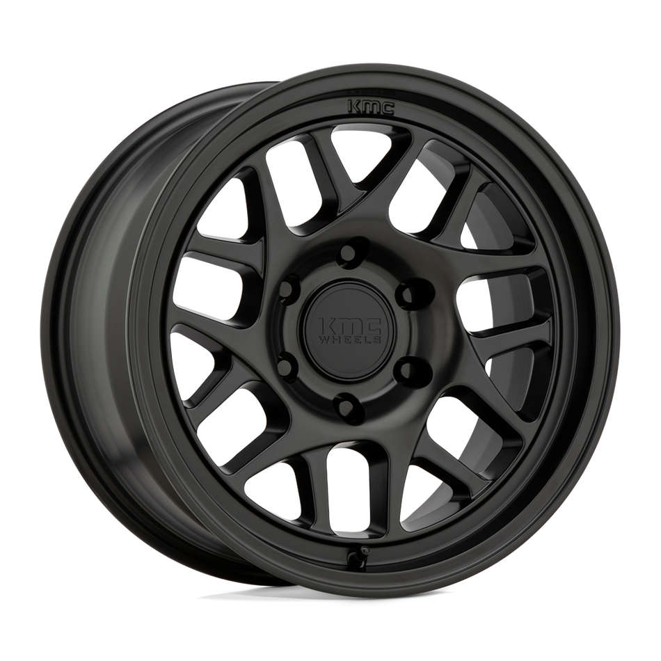 KMC KM717 BULLY OL Satin Black Wheel