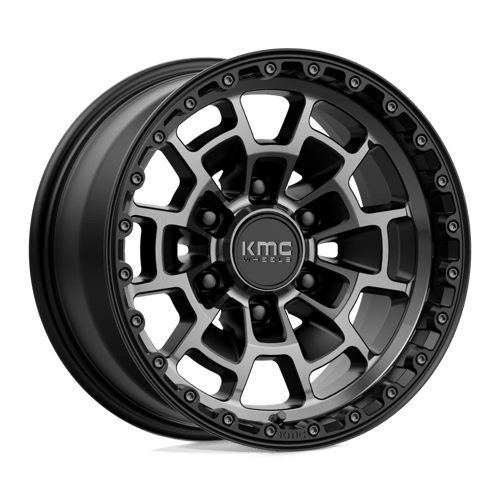 KMC KM718 SUMMIT SATIN BLACK W/ GRAY TINT