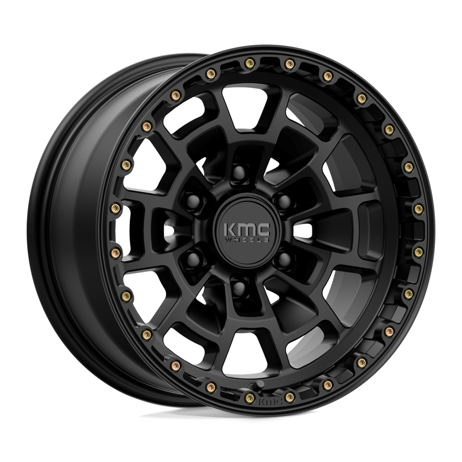 KMC KM718 SUMMIT Satin Black Wheel