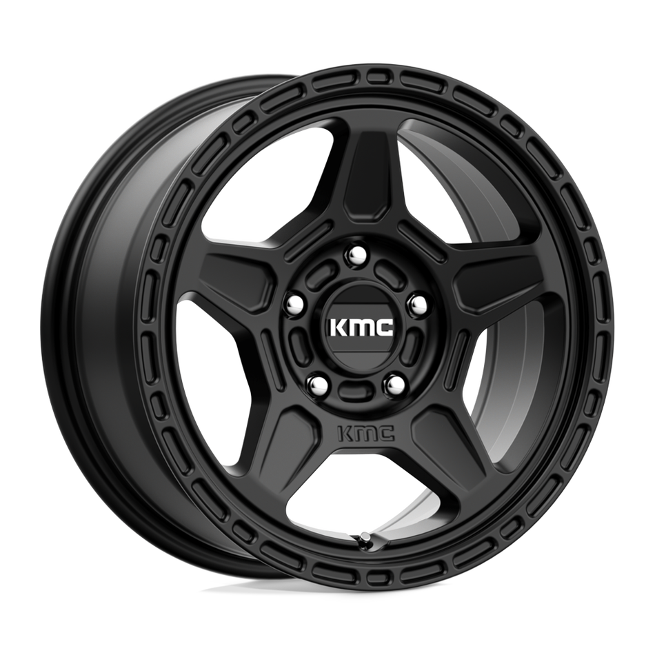 KMC KM721 ALPINE Satin Black Wheel