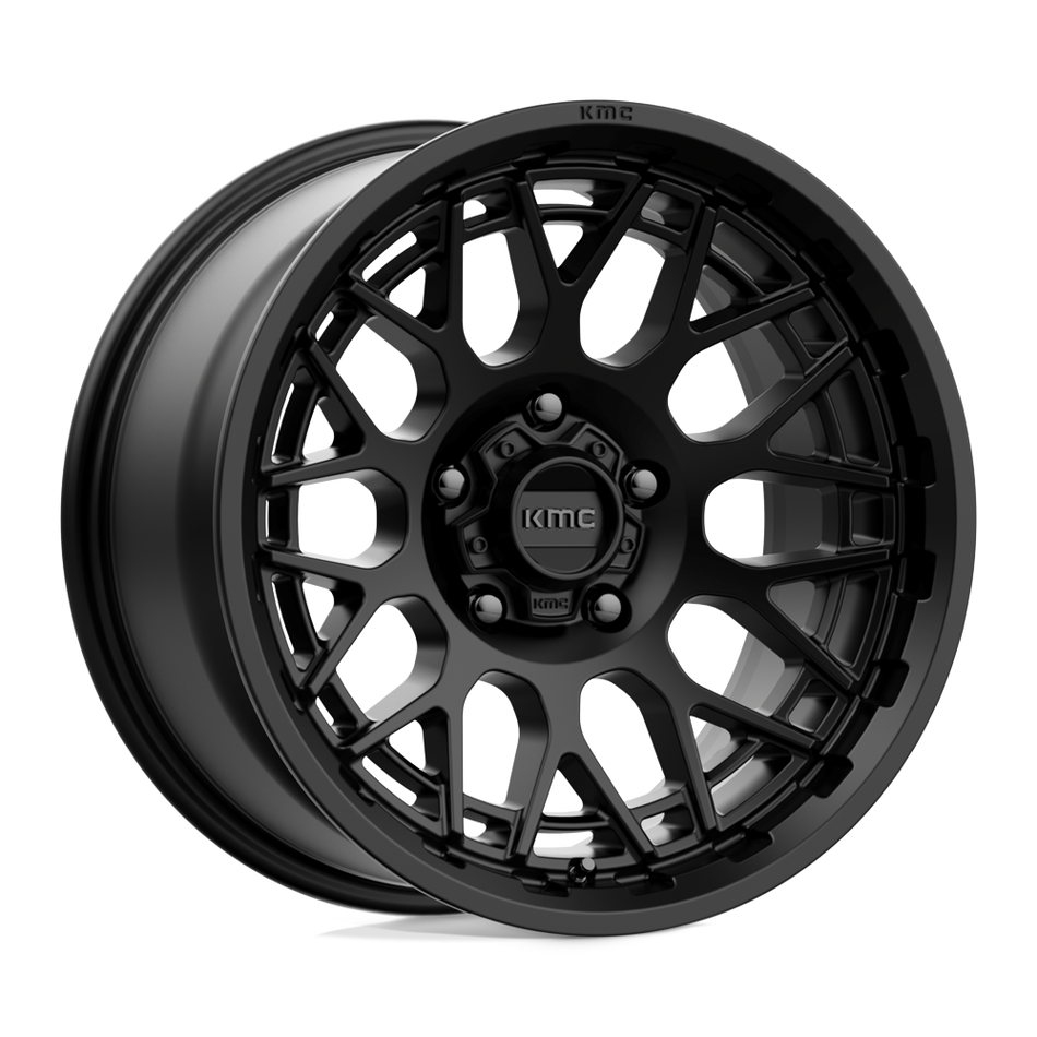 KMC KM722 TECHNIC Satin Black Wheel
