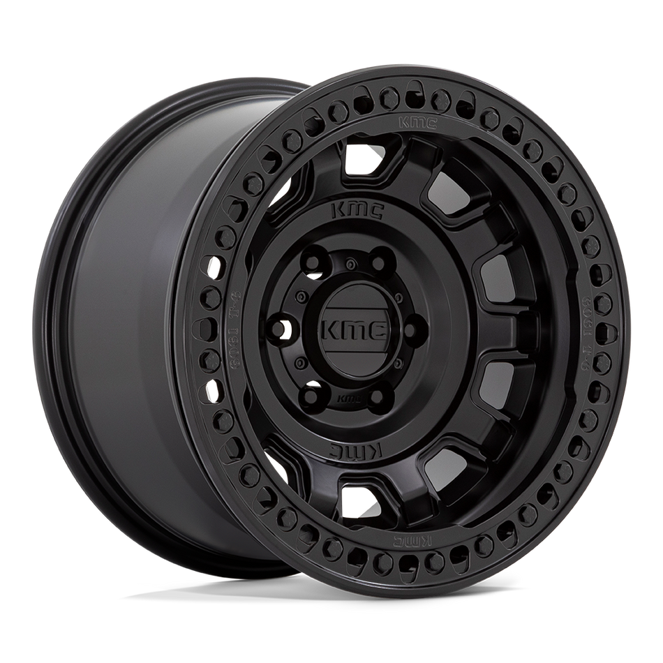 KMC KM236 TANK BEADLOCK Satin Black Wheel