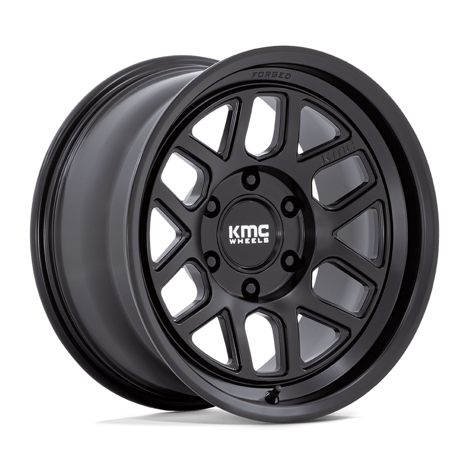 KMC KM446 MESA FORGED MONOBLOCK Satin Black Wheel