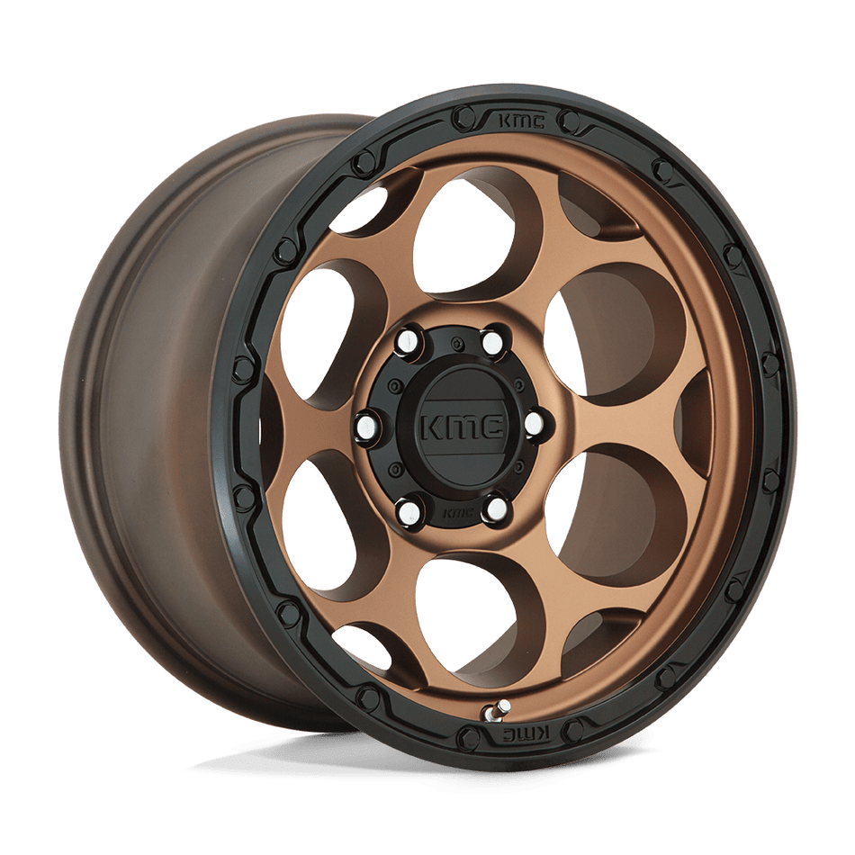 KMC KM541 DIRTY HARRY Matte Bronze With Black Lip Wheel