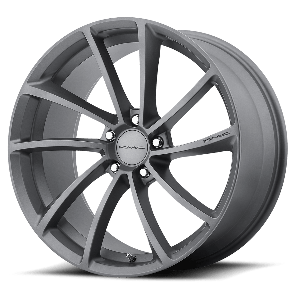 KMC KM691 SPIN Gun Metal Wheel