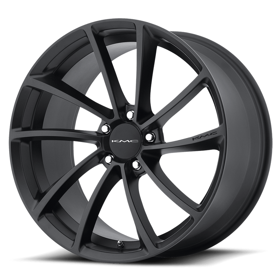 KMC KM691 SPIN Satin Black Wheel