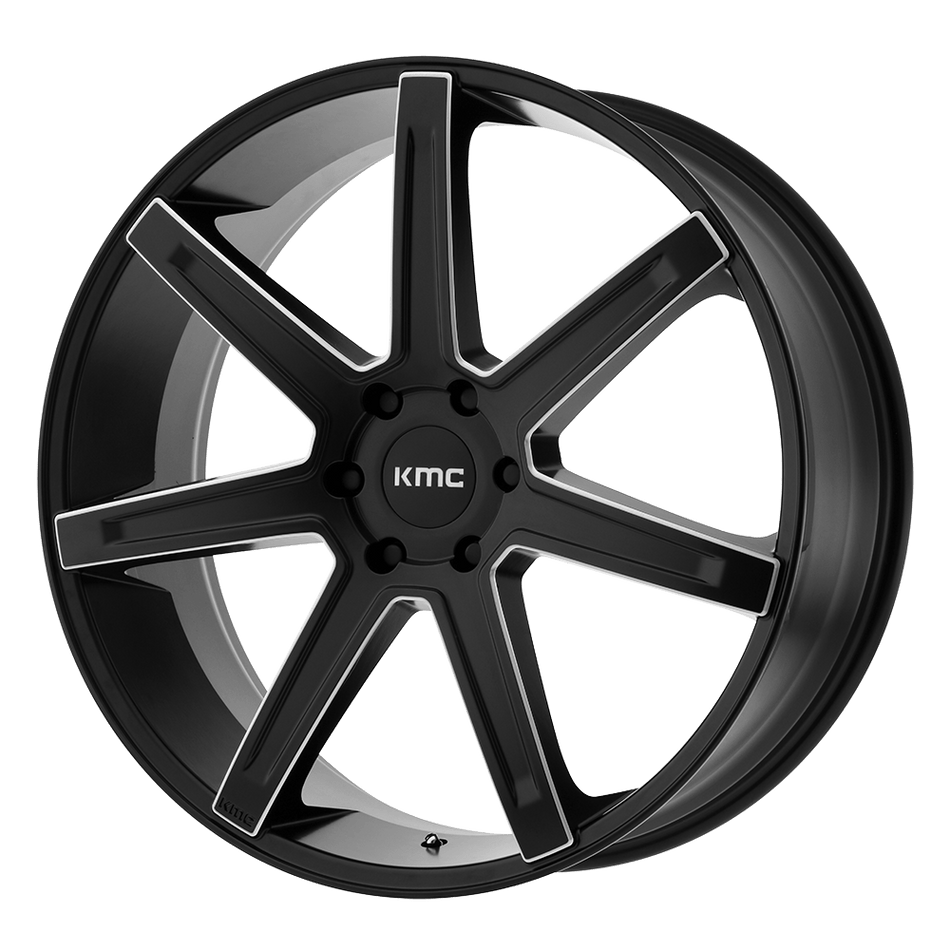 KMC KM700 REVERT Satin Black Milled Wheel