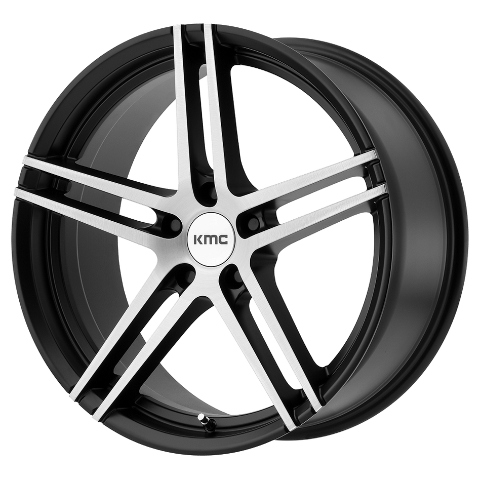 KMC KM703 MONOPHONIC Satin Black Brushed Wheel