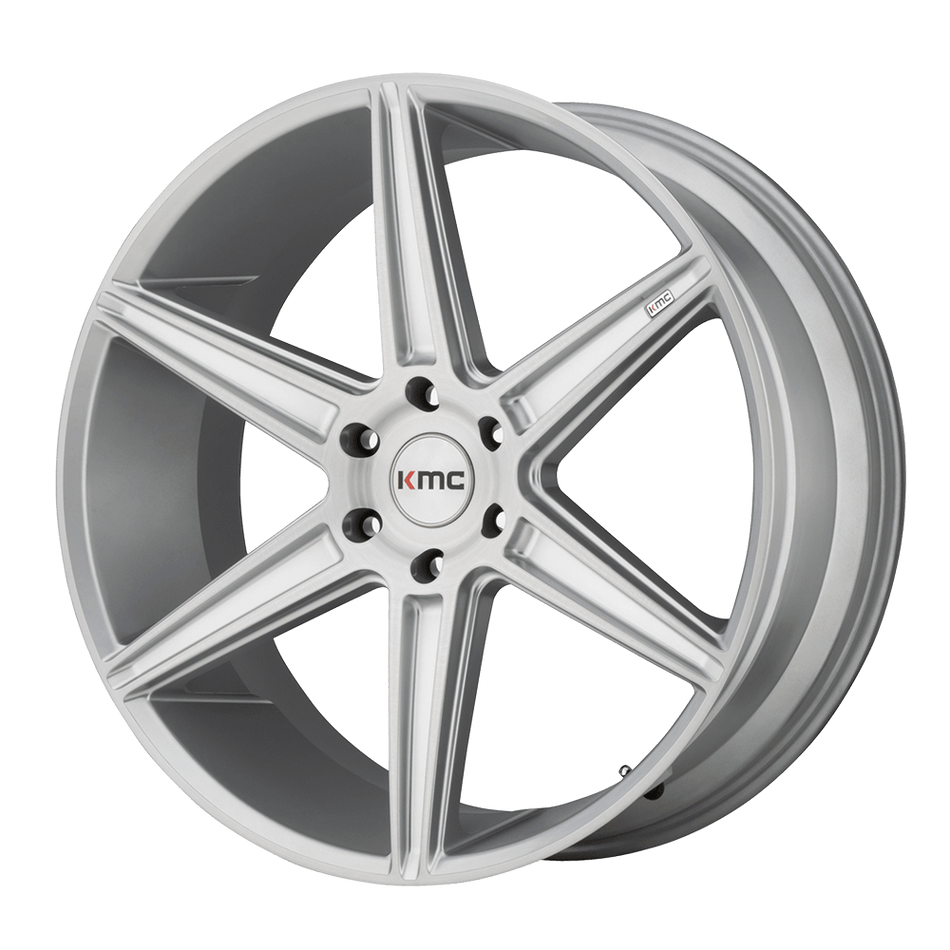 KMC KM712 PRISM TRUCK Brushed Silver Wheel
