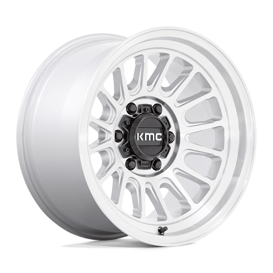 KMC KM724 IMPACT OL Silver Machined Wheel