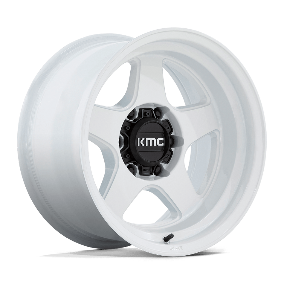 KMC KM728 LOBO Gloss White Wheel