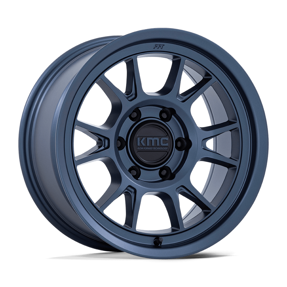 KMC KM729 RANGE Metallic Blue Wheel