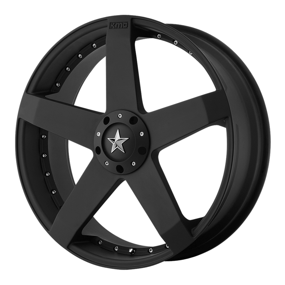 KMC KM775 ROCKSTAR CAR Matte Black Wheel