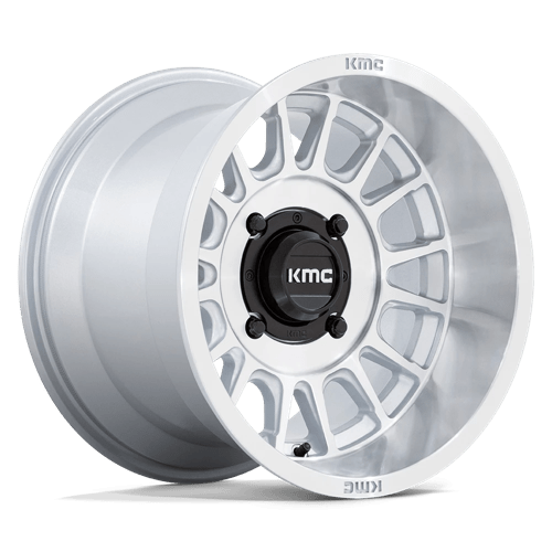 KMC Powersports KS138 IMPACT UTV SILVER W/ MACHINED FACE
