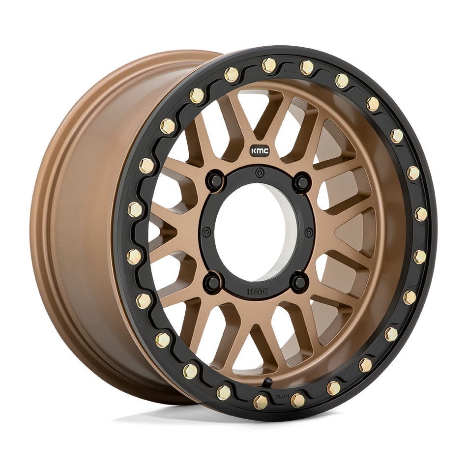 KMC Powersports KS235 GRENADE BEADLOCK Satin Bronze Wheel