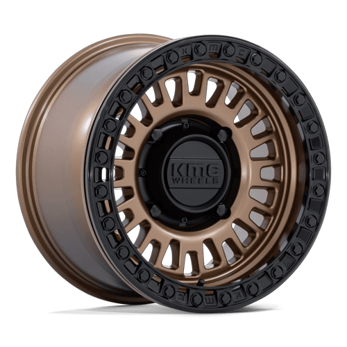 KMC Powersports KS242 AZTEC UTV BEADLOCK MATTE BRONZE W/ MATTE BLACK RING