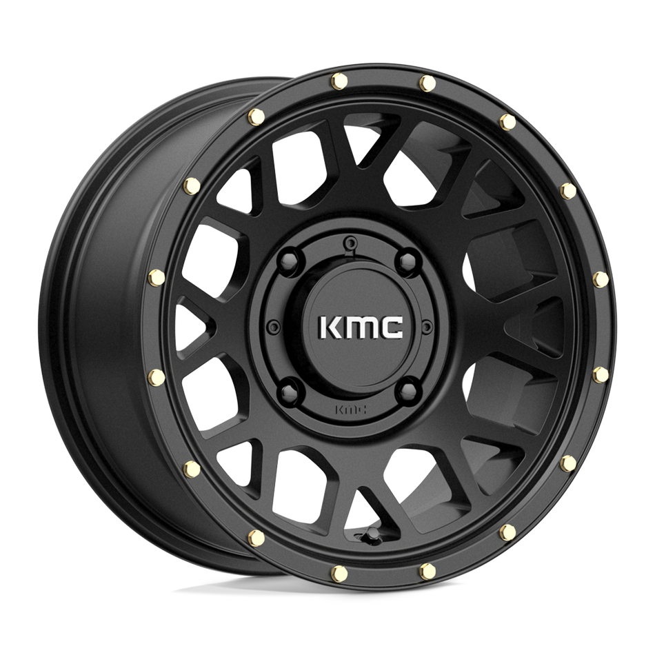 KMC Powersports KS135 GRENADE Satin Black Wheel