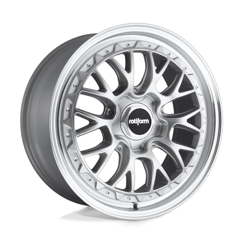 Rotiform R155 LSR GLOSS SILVER MACHINED
