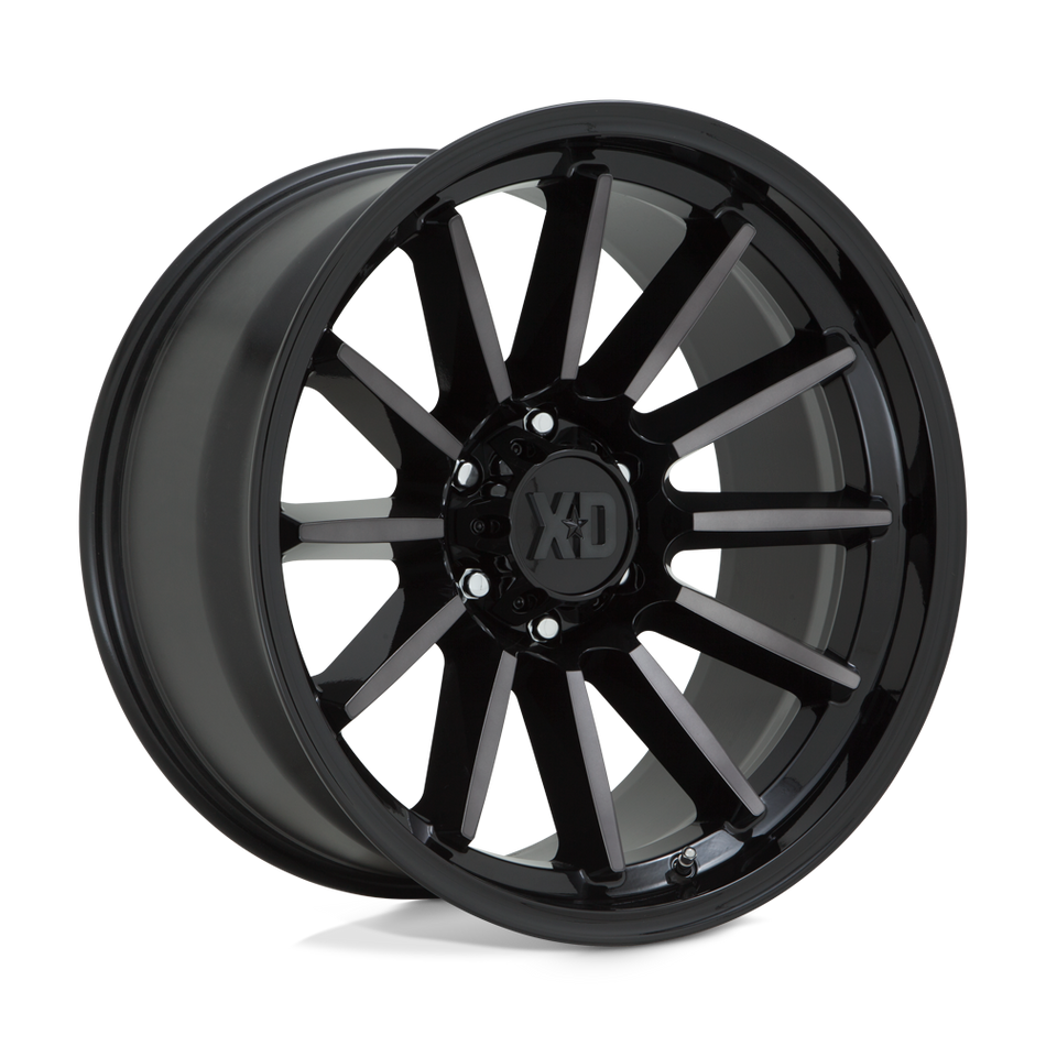 XD XD855 LUXE Gloss Black Machined With Gray Tint Wheel