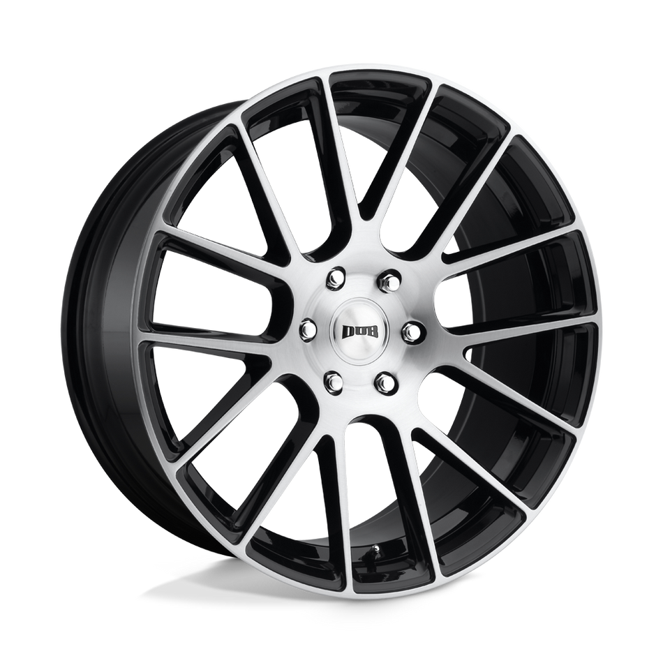 DUB 1PC S206 LUXE Gloss Black Brushed Wheel
