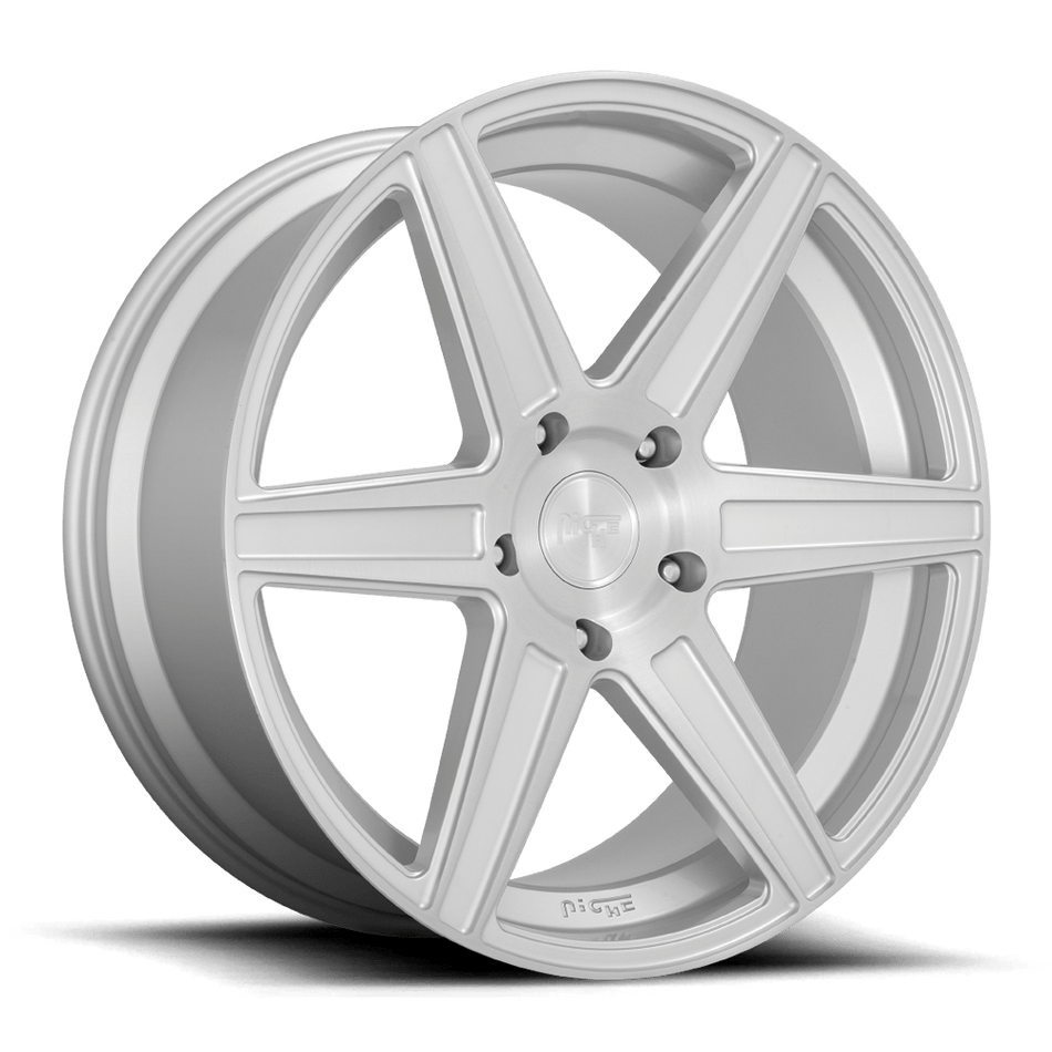 Niche 1PC M235 CARINA Gloss Silver Brushed Wheel