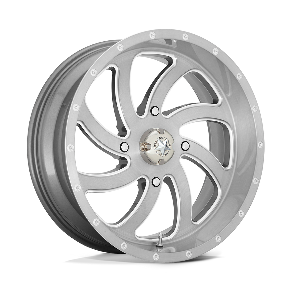 MSA Offroad Wheels M36 SWITCH Brushed Titanium Wheel