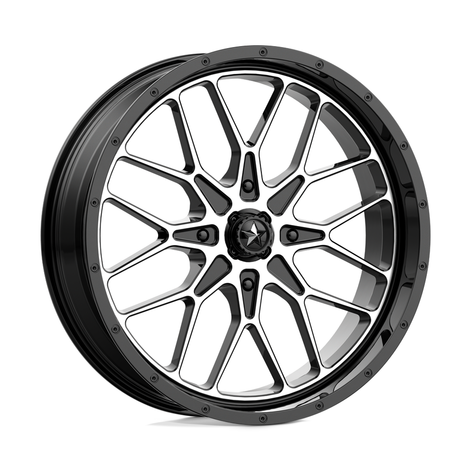 MSA Offroad Wheels M45 PORTAL Gloss Black Machined Wheel