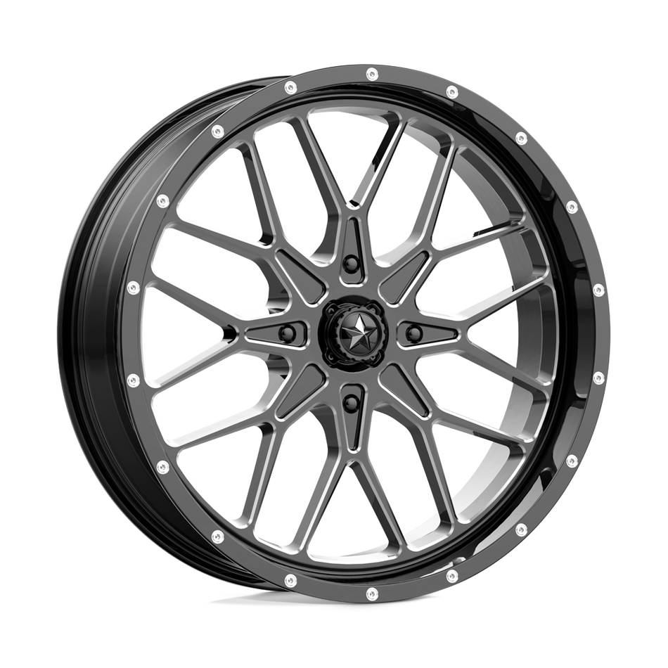 MSA Offroad Wheels M45 PORTAL Gloss Black Milled Wheel