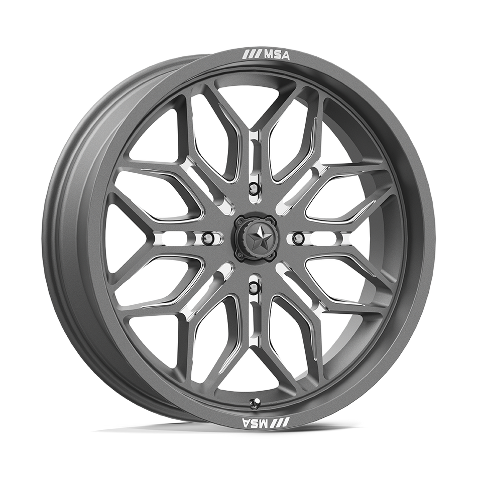 MSA Offroad Wheels M47 SNIPER Gunmetal Milled Wheel