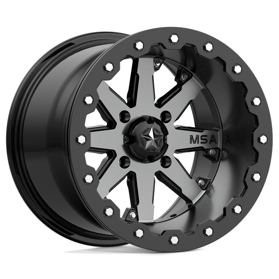 MSA Offroad Wheels M21 LOK BEADLOCK Charcoal Tint Wheel
