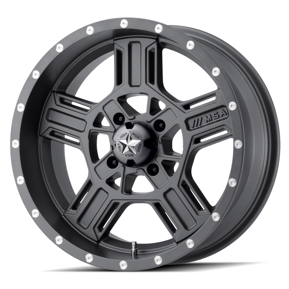 MSA Offroad Wheels M32 AXE Matte Gray Wheel
