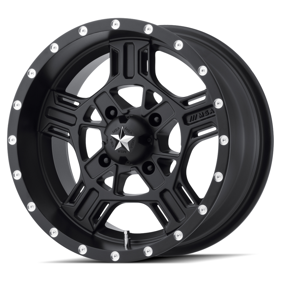 MSA Offroad Wheels M32 AXE Satin Black Wheel