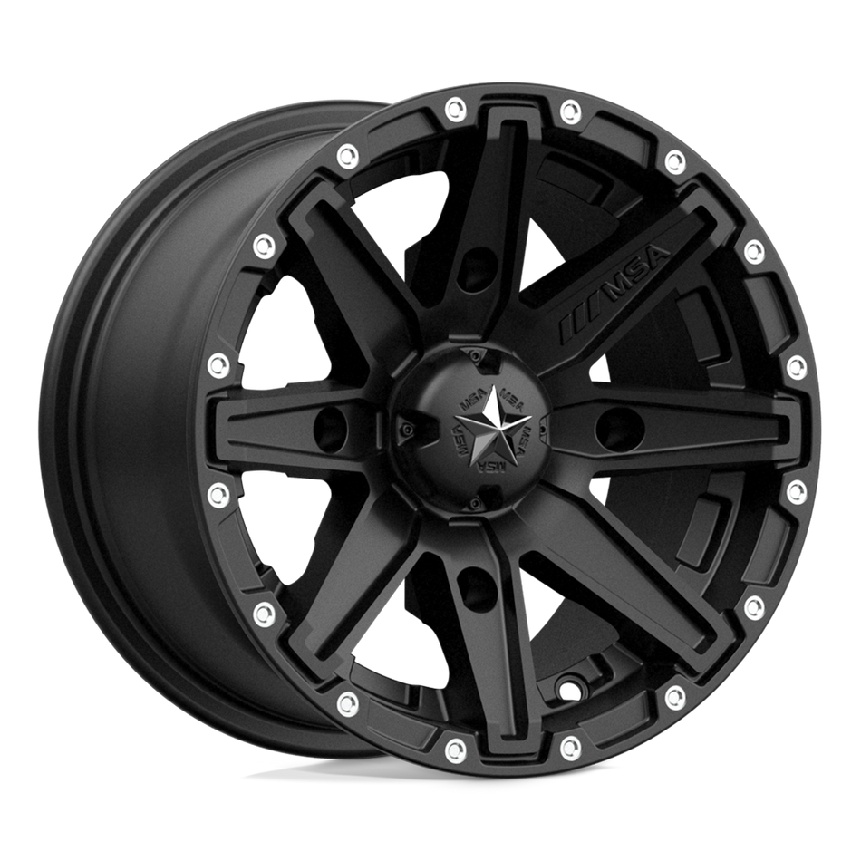 MSA Offroad Wheels M33 CLUTCH Satin Black Wheel