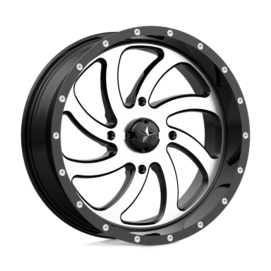 MSA Offroad Wheels M36 SWITCH Machined Gloss Black Wheel