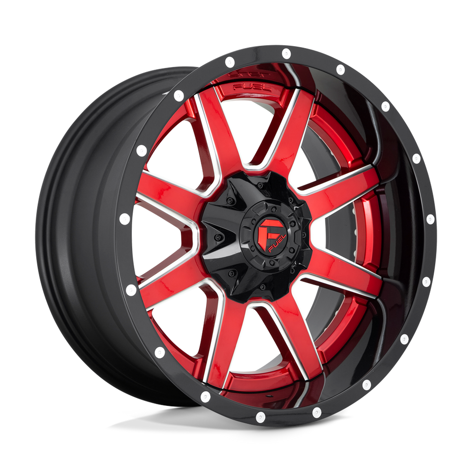 Fuel 2PC D250 MAVERICK Gloss Red Wheel