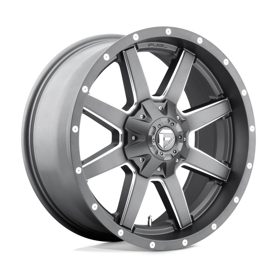 Fuel 1PC D542 MAVERICK Matte Gun Metal Milled Wheel