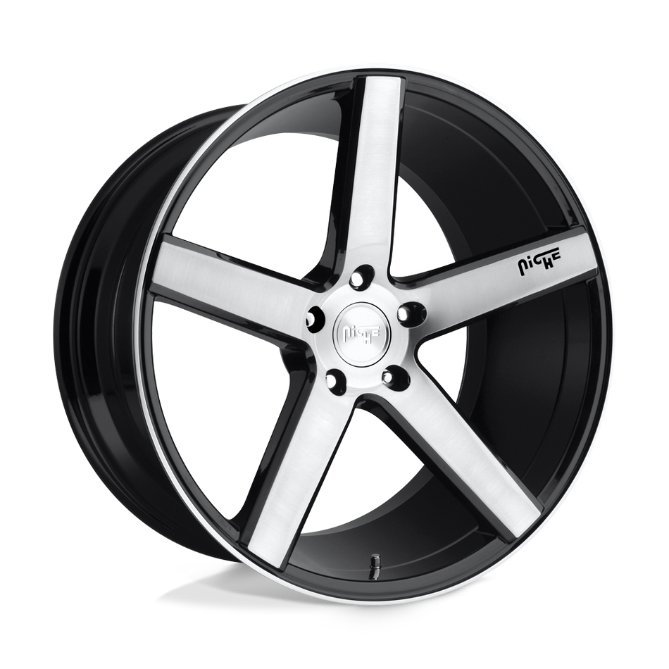 Niche 1PC M124 MILAN Gloss Black Brushed Wheel