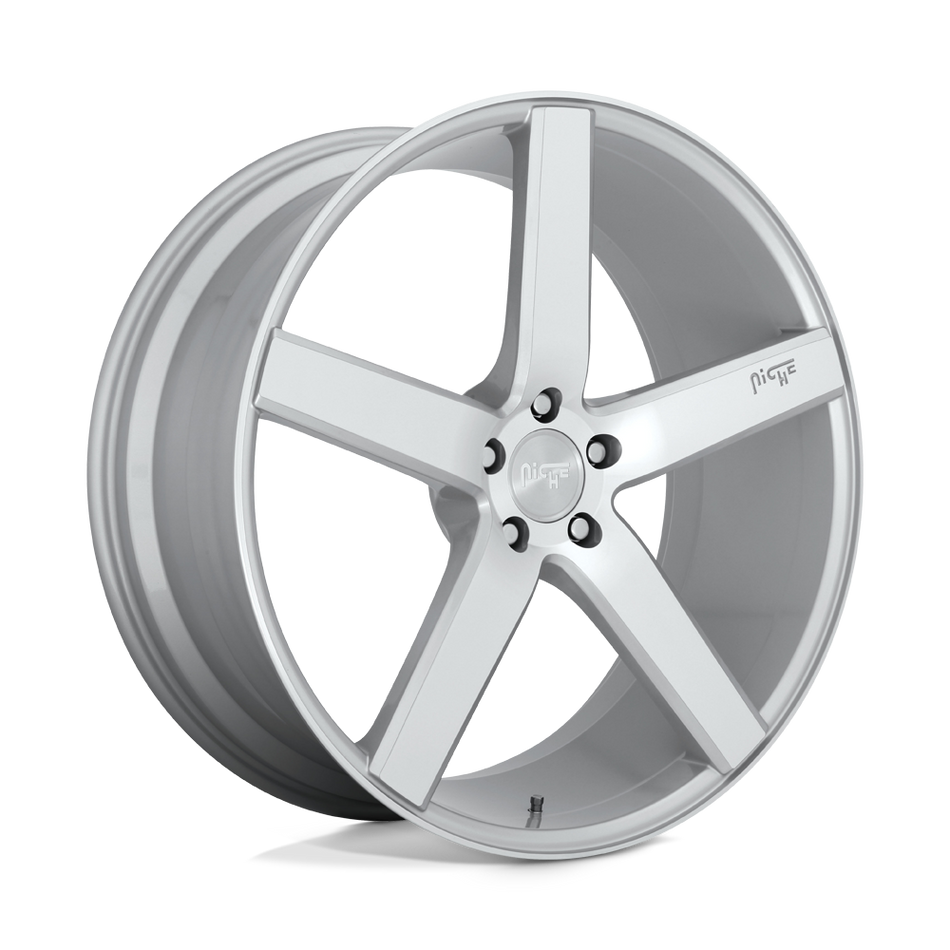 Niche 1PC M135 MILAN Gloss Silver Machined Wheel