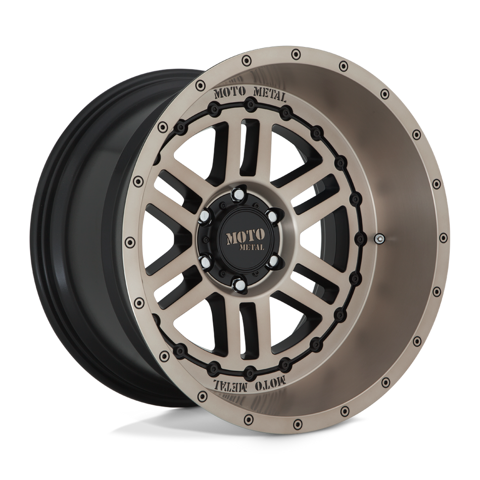 Moto Metal MO800 DEEP SIX Satin Black With Bronze Tint Wheel