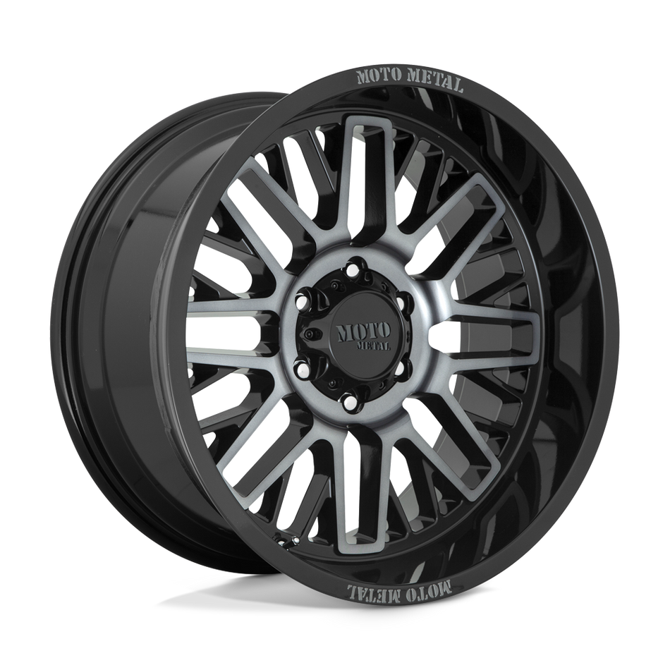 Moto Metal MO802 WARLOCK Gloss Black Machined With Gray Tint Wheel