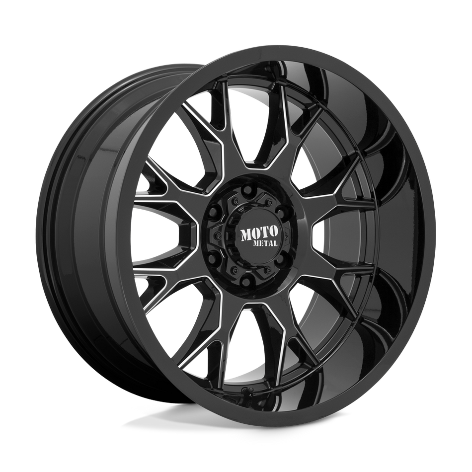 Moto Metal MO806 Gloss Black Milled Wheel