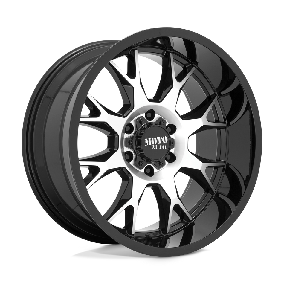 Moto Metal MO806 Gloss Black Machined Wheel